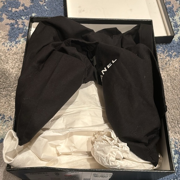 Chanel Women’s Sandals Cotten Tweed Fabric Size 36 - Picture 5 of 7